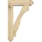 Ekena Millwork Balboa Arts and Crafts Rough Sawn Bracket w/ Offset Brace, Douglas Fir, 6"W x 20"D x 32"H BKT0604X20X32BOA03RDF - alternate 2